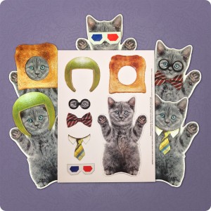 Weird News - Cat Cafe Shoreditch magnets