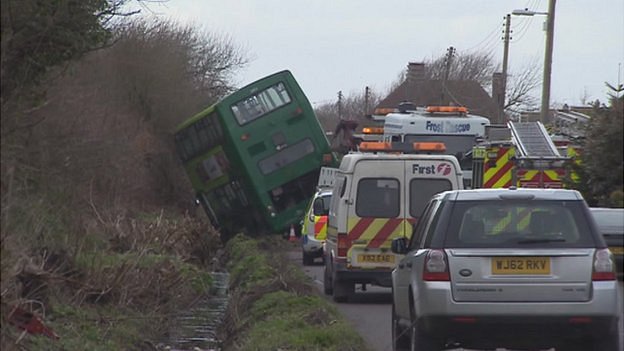 Weird News Week - Double Decker Driver’s Ditch  2