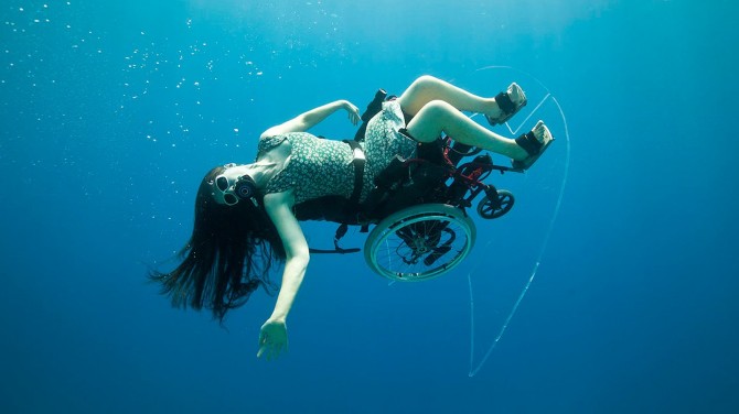scuba Diving Wheelchair
