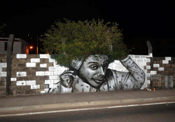 African Street Art - Nuxuno Xän. In Fort De France, Martinique