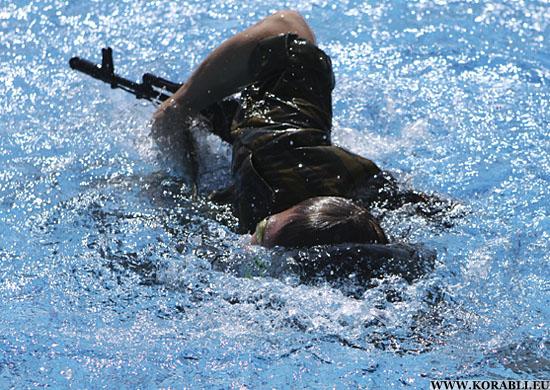 Awesome Photos From Russia With Love - swimming with guns