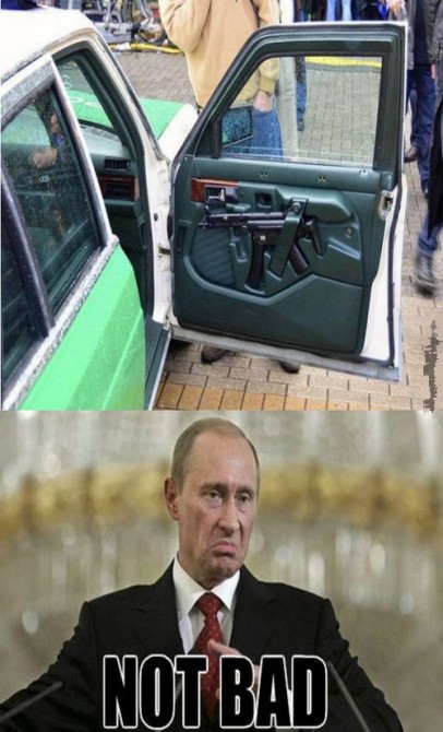 Awesome Photos From Russia - hidden gun