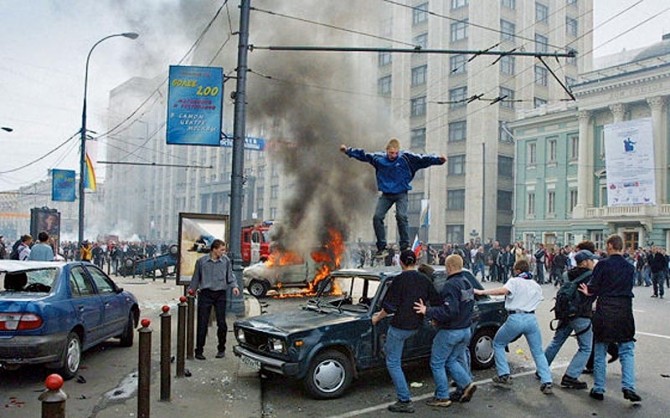 Awesome Photos From Russia - moscoe footbal riots