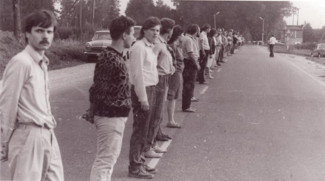 Baltic Way - Human Chain - bauska riga