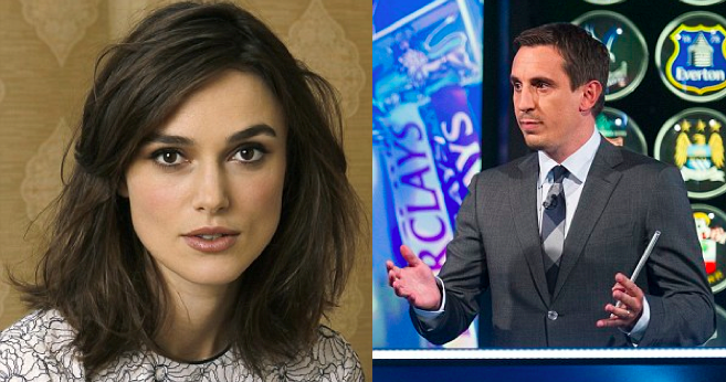 Gary Neville Keira Knightley