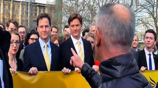 Nick Clegg Confronted About Paedophiles