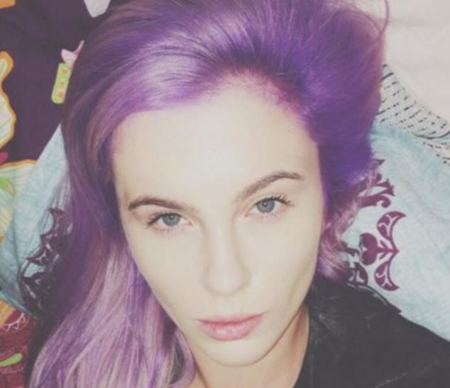 Non-news - Ireland Baldwin Purple Hair 2