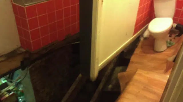 Seven Men Crash Through Club Toilet After Floor Gives Way
