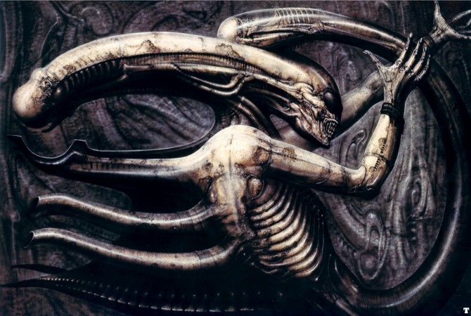 Alien Film Behind The Scenes - Model Necronom IV