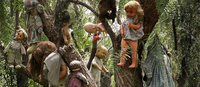 Bucket List - Doll Island Mexico creepy