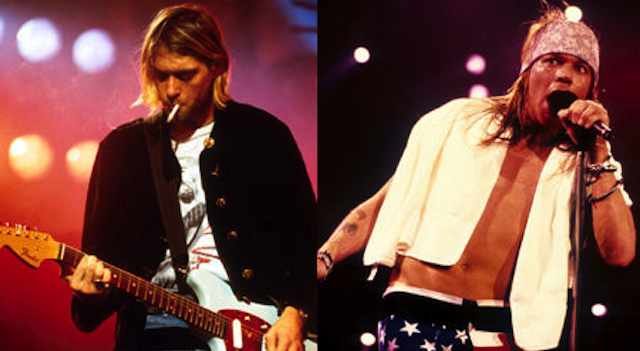Kurt Cobain Axl Rose