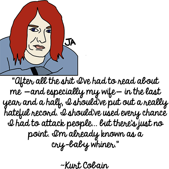 Kurt Cobain Illustrated Thoughts 4