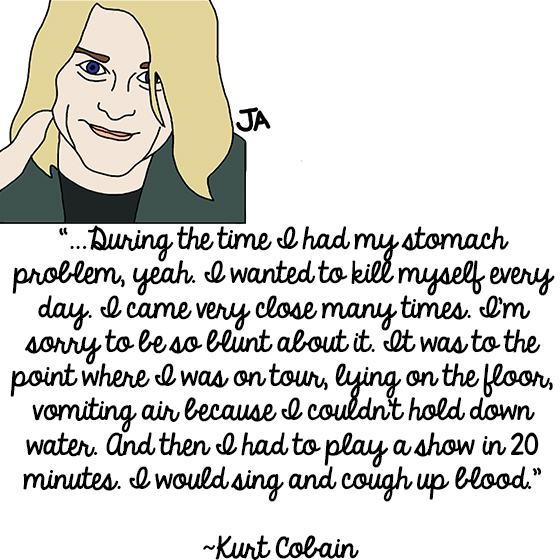 Kurt Cobain Illustrated Thoughts 5