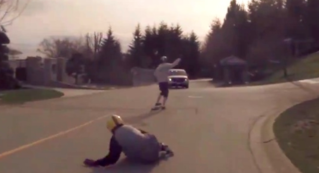 Longboard Crash