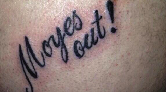 Moyes Out Tattoo