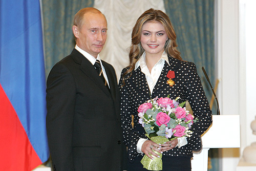 Top Hottest Politicians - Russia - Alina Kabaeva with Putin