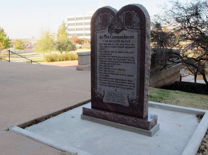 Ten Commandments Monument