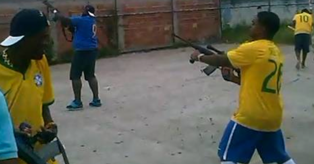 Brazilian Bandits Fire AK47