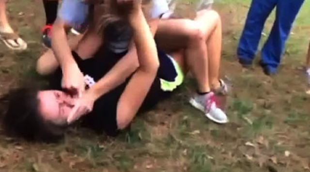 Girl Punches Other Girl's Nose Off In Fight