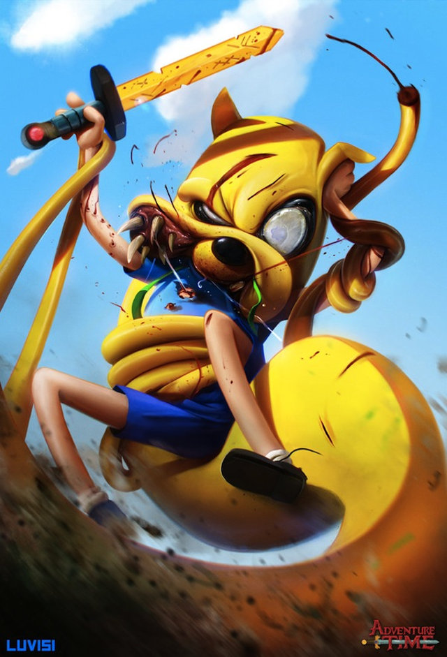 killer-cartoon-characters-jake adventure time