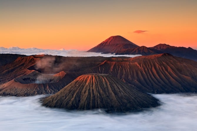 Best Sunsets Mount Bromo, Indonesia