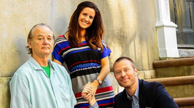 Bill Murray Engagement Picture Featured