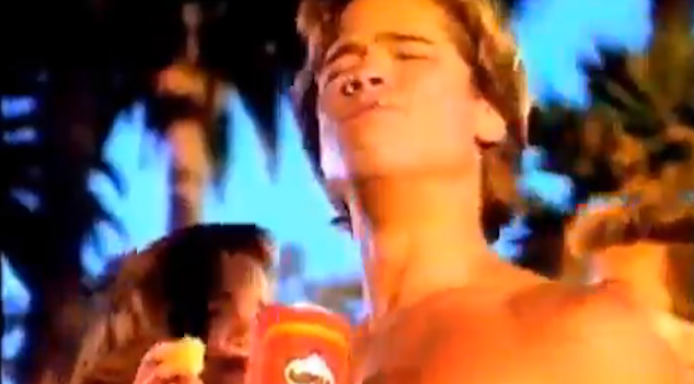 Brad Pitt Pringles Commercial