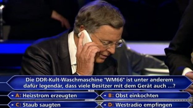 German Politician Phone A Friend Who Wants To Be A Millionaire Angela Merkel