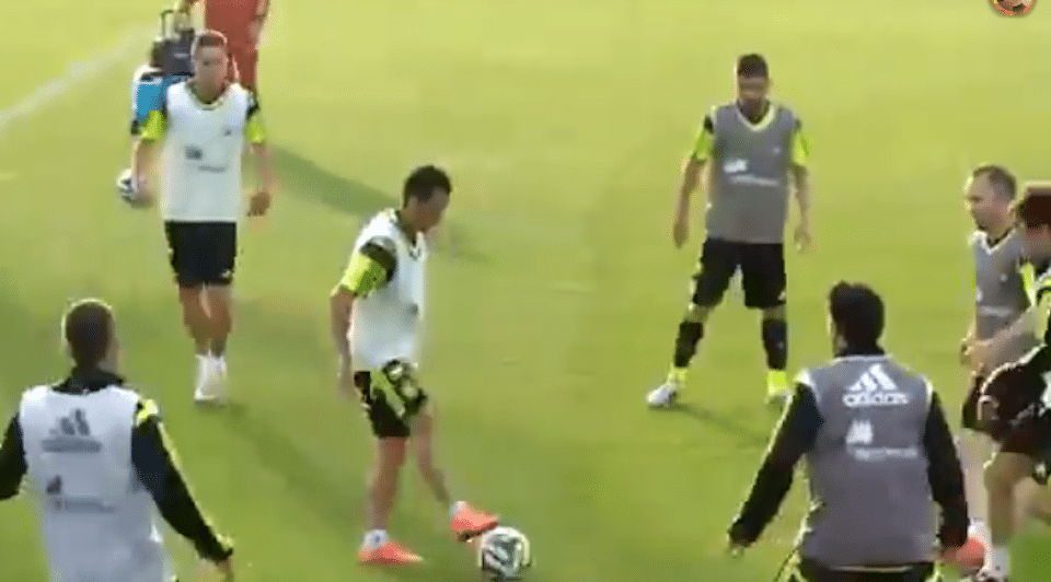 Spain Tiki Taki Training Session
