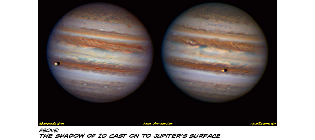 Io's Shadow on Jupiter