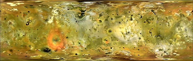 Flat map of Io