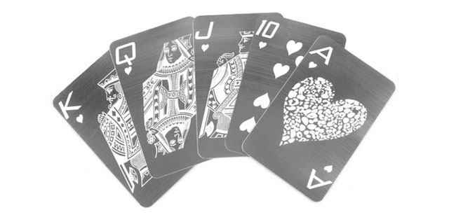 metal playing cards