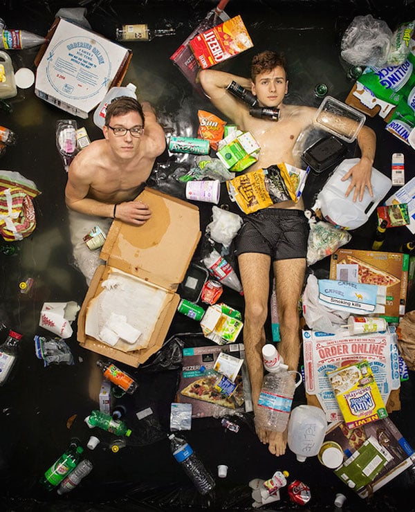 Americans Lying In Trash 6