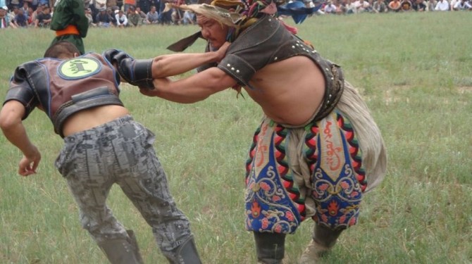 Brave Trousers Bad Pants - Mongolian wrestling