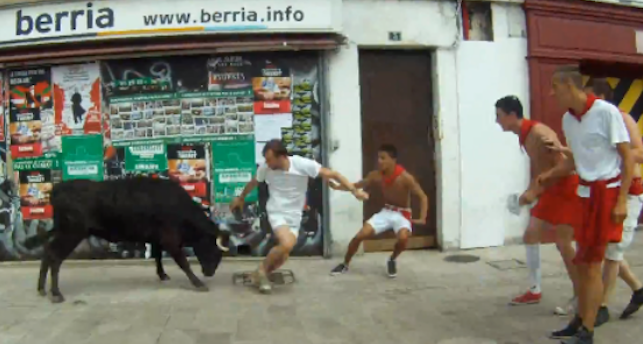 Man Trampled By Bull Taking Selfie