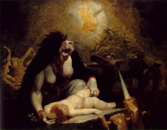 Top 10 Dark Art - Henry-Fuseli-Lapland-Witches