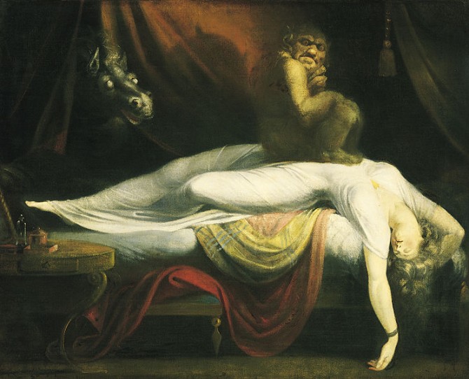 Top 10 Dark Art - Henry-Fuseli-The Nightmare