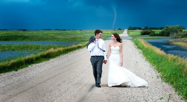 Tornado Wedding Pictures Featured