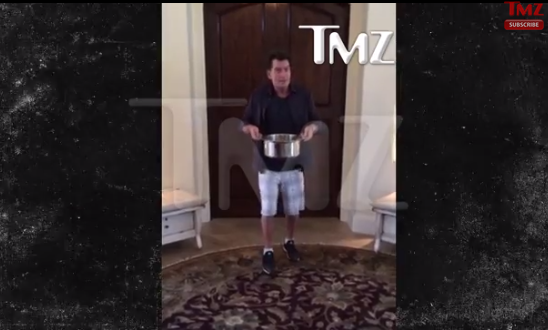 Charlie Sheen Ice Bucket