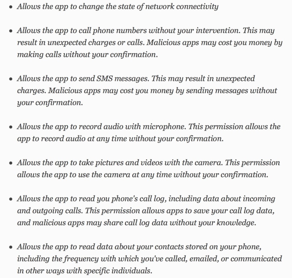 Facebook Messenger App Conditions