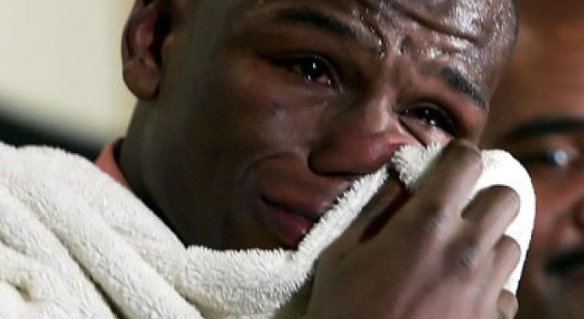 Floyd Mayweather Crying