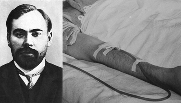 Inventors Death Alexander Bogdanov transfusion