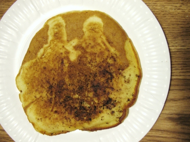 Jesus Face In Food - Pancake