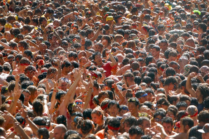 Spain Tomato Fight