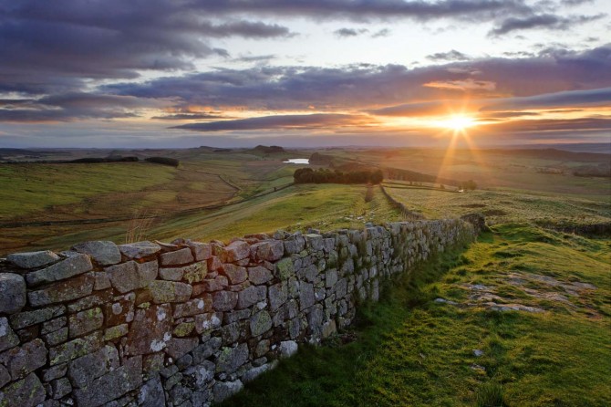 Scotish Independence Vote No - hadrians wall