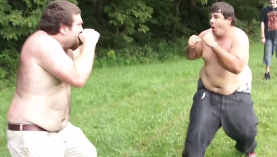 Two Juggalos Bare Knuckle Fighting