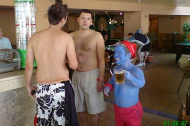 Stag Do Prank Epic - smurf