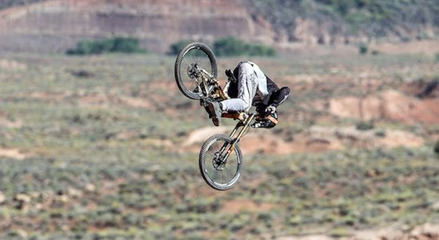 Biggest Front Flip Mountain biking