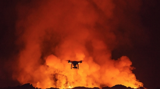 Drone Volcano