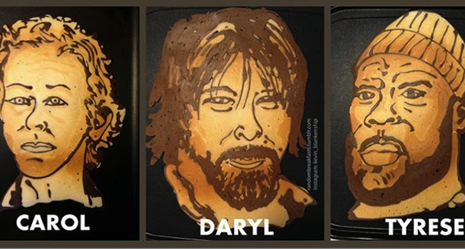 Walking Dead Pancake Art